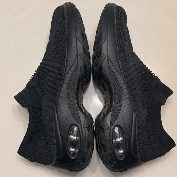 Slow Man Women’s walking shoes, athletic sock shoes, size 10, black - Picture 4 of 9